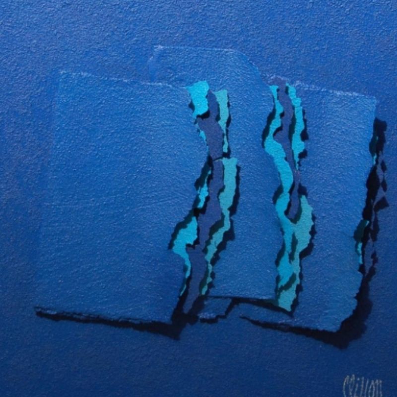 yves klein inspiration bleu oeuvre d'art